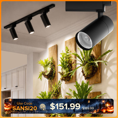 SANSI 3x30W LED Track Grow Light with Remote Control(US ONLY)