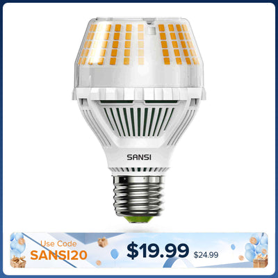 Ampoule LED dimmable A19 17W 3000K/5000K améliorée