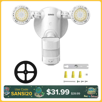 25W LED Security Light (Dusk to Dawn & Motion Sensor)(US/CA ONLY)
