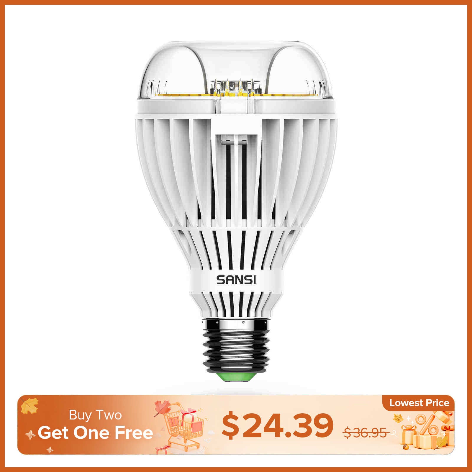 A21 36W LED 3000K/5000K Light Bulb (US/CA ONLY)