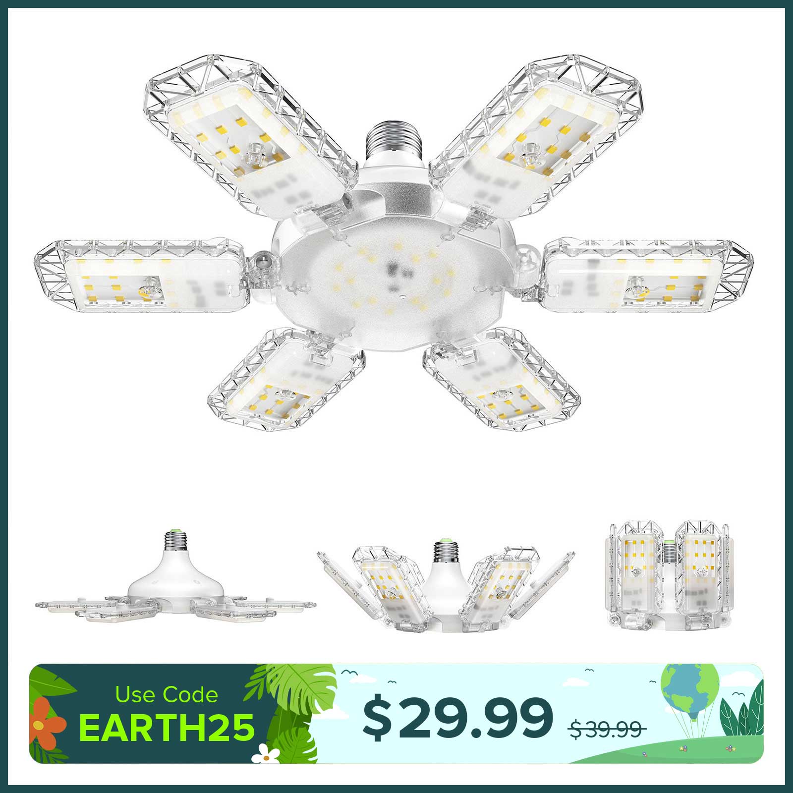 60W Panel Garage Light (US ONLY)