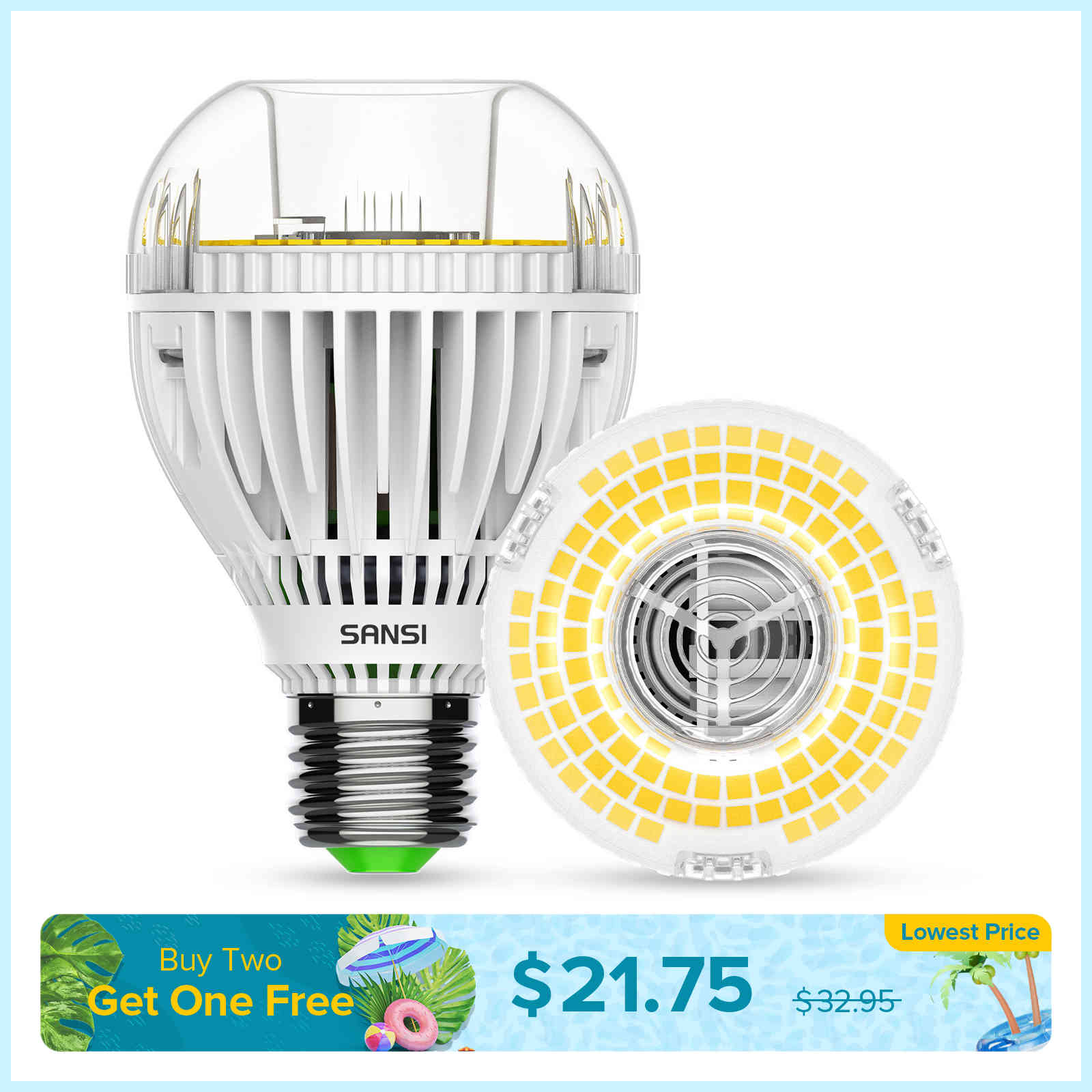 A19 30W LED 3000K/5000K Light Bulb (US ONLY)