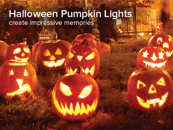 SANSI pool light for halloween pumpkin lights, create impressive memory