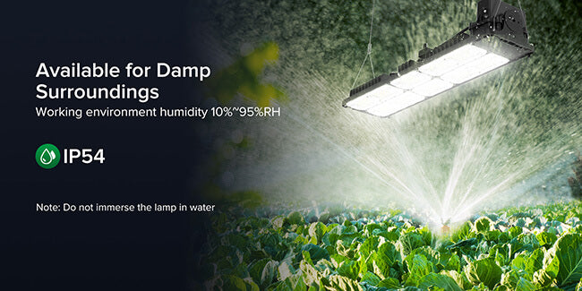 Dimmable 200W/400W led grow light is IP54