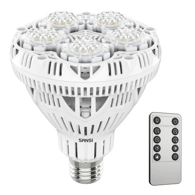 BR30 30W LED Grow Light Bulb With Remote Control (US/CA ONLY)