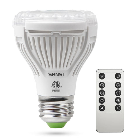 PAR20 10W LED Grow Light Bulb With Remote Control (US ONLY)