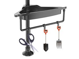 SANSI 20W LED Puck Grow Light with Shelf is eqiupped with hooks, which can be used to hang small planting tools.
