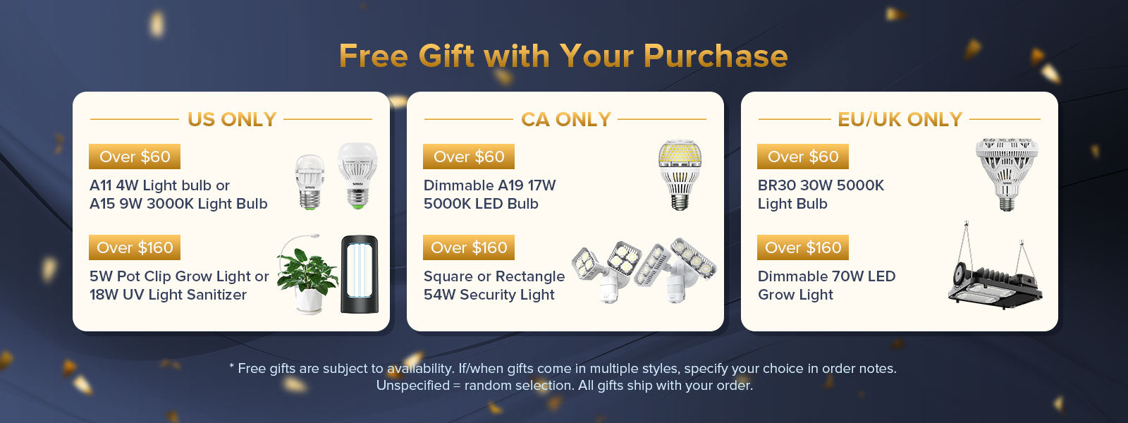 Free Gift with Your Purchase！Limited Stock, Don't Wait!