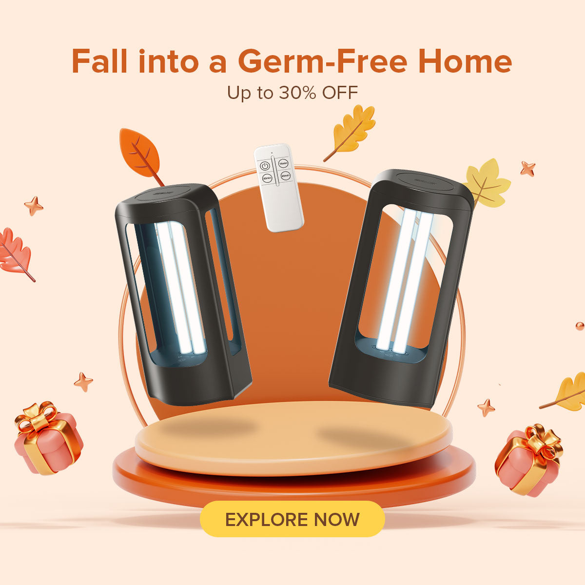 Fall into a cerm-Free Home,Up to 30% OFF！