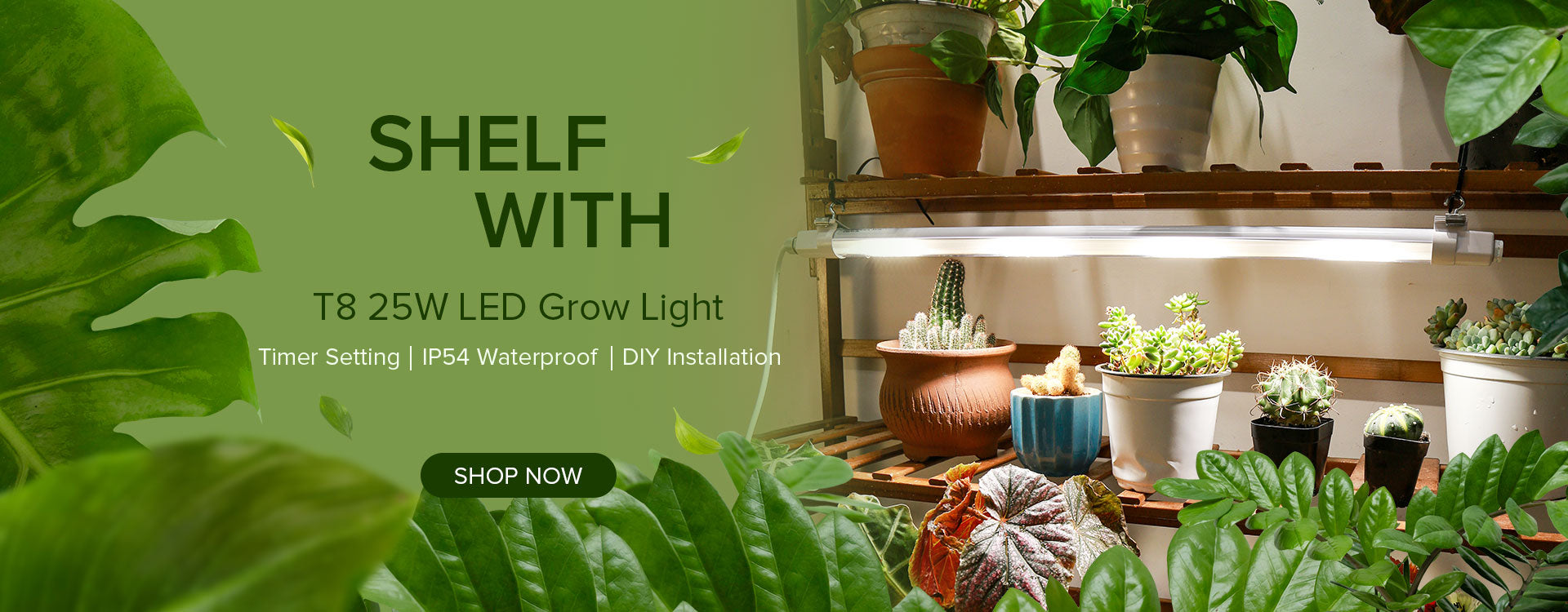 SANSI T8 25W LED Grow Light