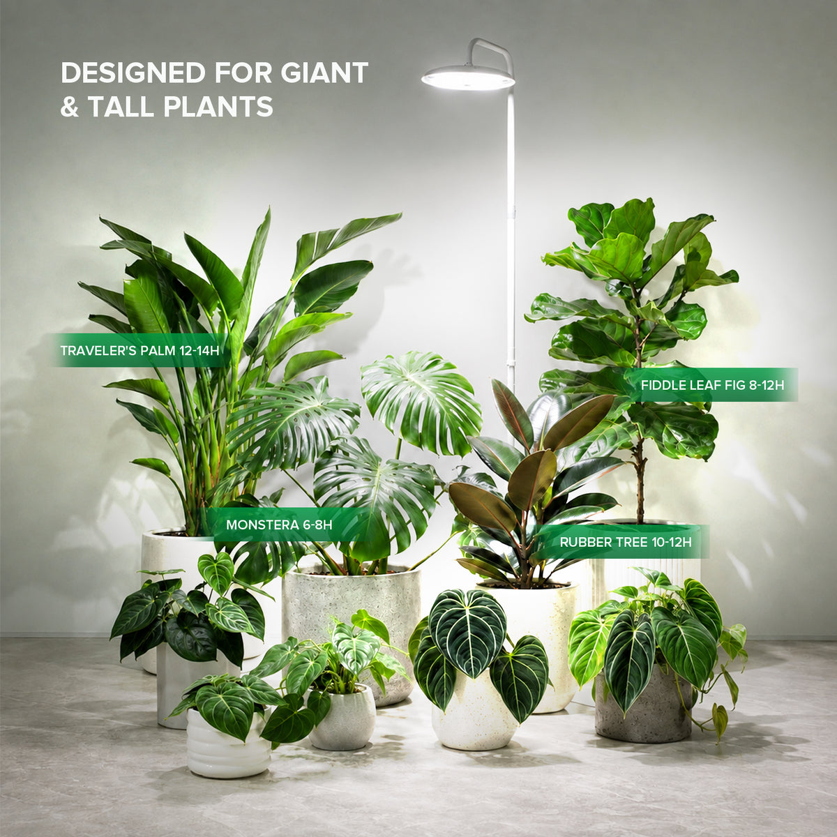 SANSI 100W Tall Standing Grow Light With Remote Control (US/CA ONLY)