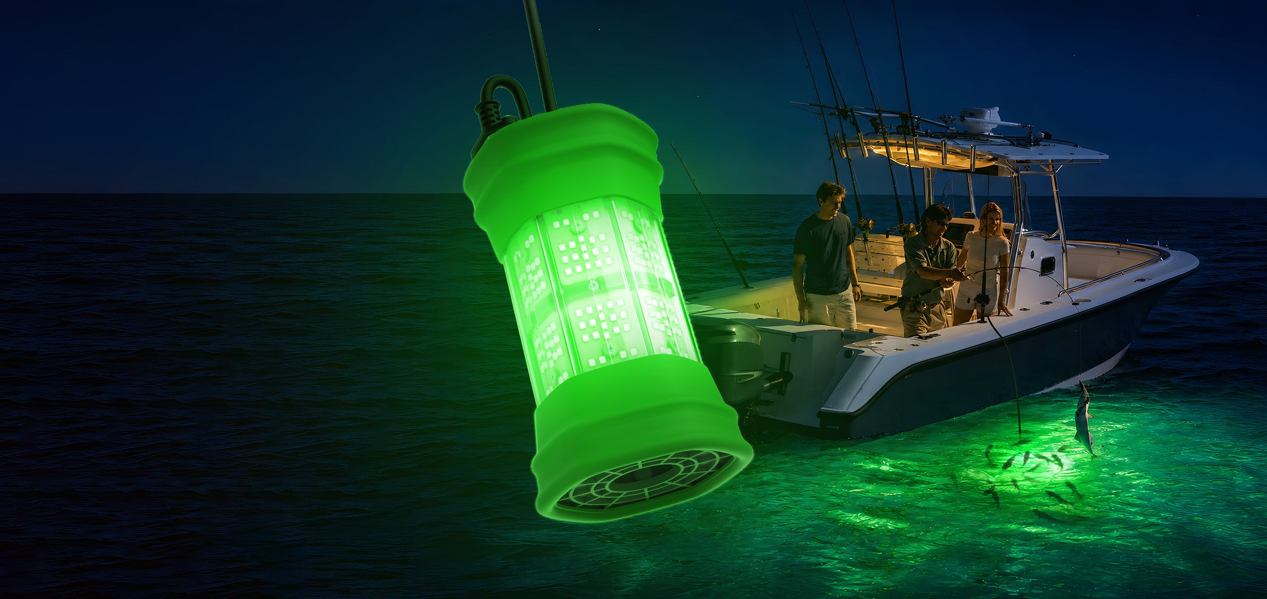 200W Underwater Green Fishing Light for Ultimate Visibility