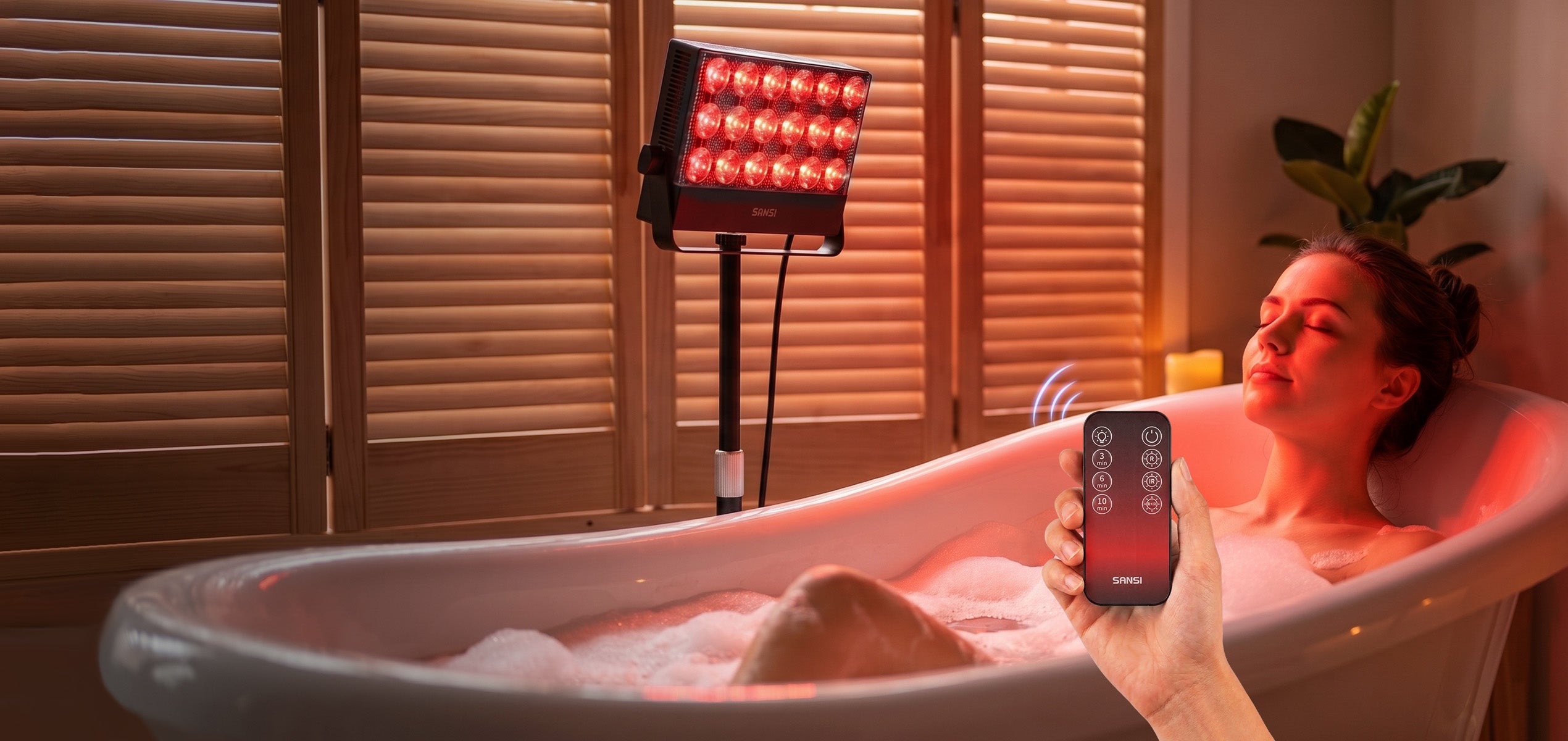 Red Light Therapy Panel - SANSI 80W Dual-Wavelength Solutions