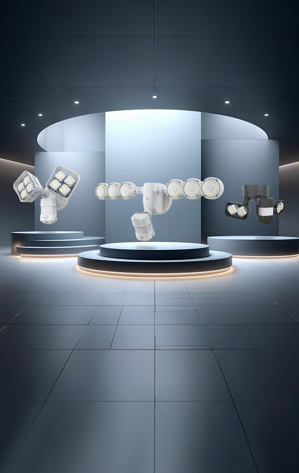 Rectangle 36W LED Security Light (Dusk to Dawn & Motion Sensor