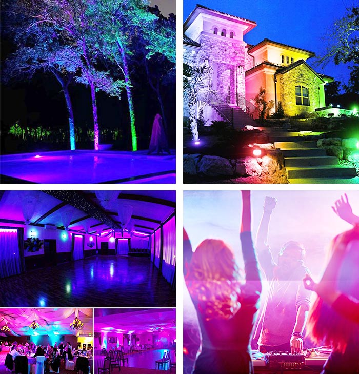 The effect of floodlights at night is very dazzling，it makes people very immersed in this atmosphere.