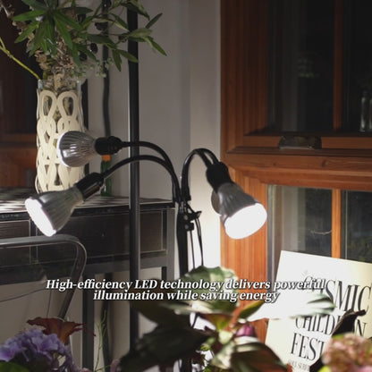 96 W/128 W Pflanzenlampe mit verstellbarem Stativständer (NUR USA)