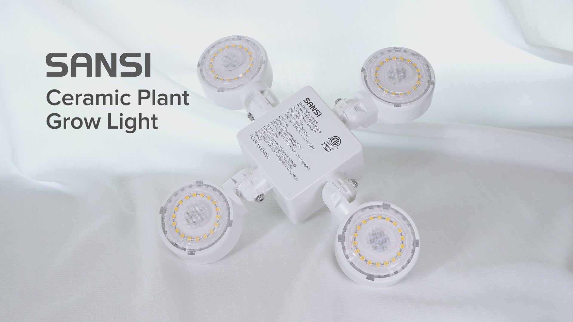 30W LED Grow Light (Folding Wings) 