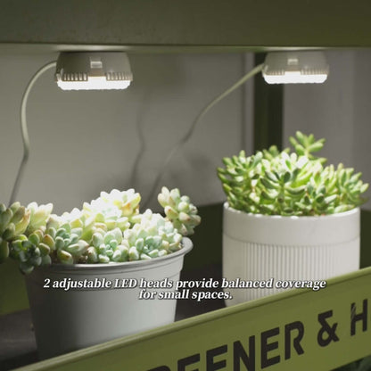 10W Vollspektrum 2-Kopf-Wachstumslichter mit Timer/ohne Timer