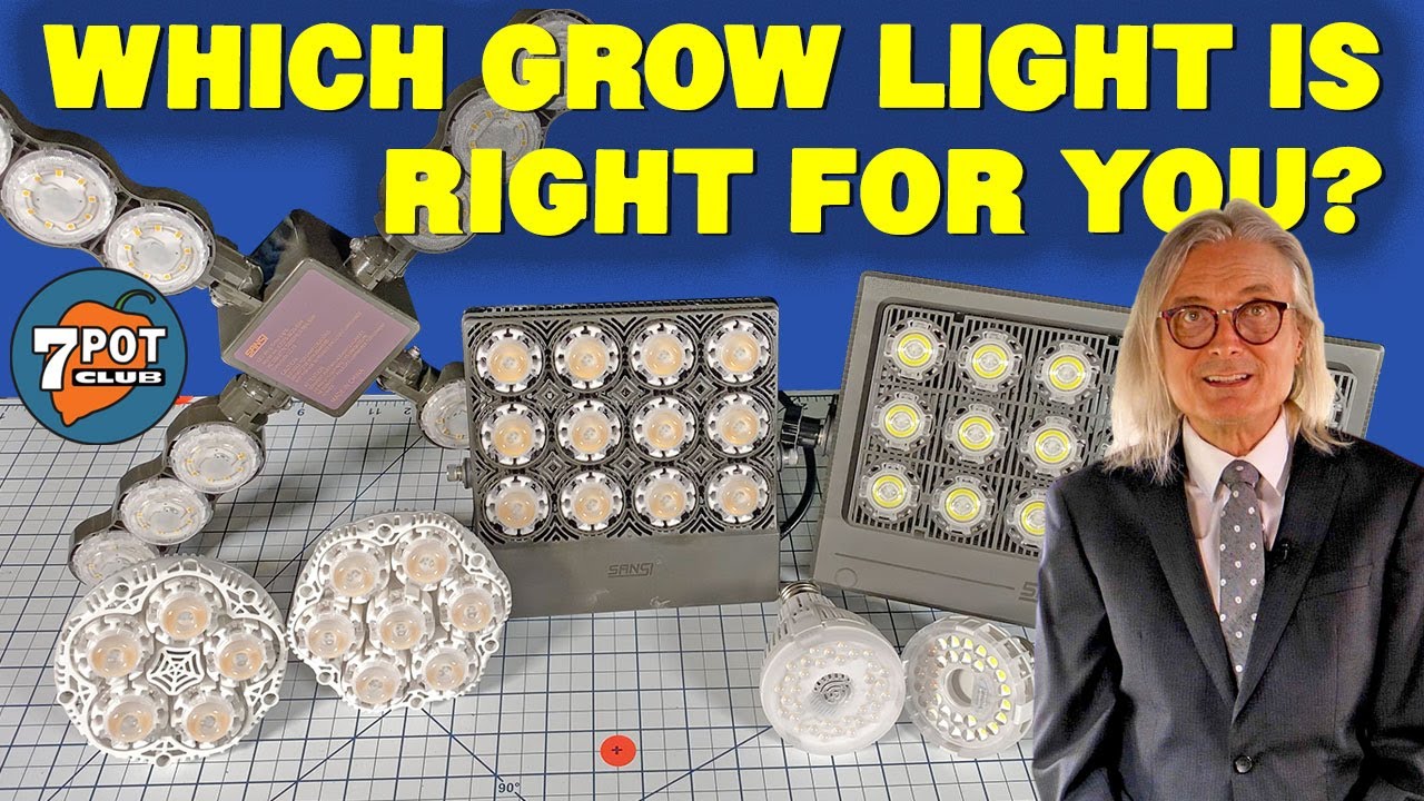 The SANSI PAR20 10W led grow light bulb would be a good choice for a single house plant or a small number of seedlings.