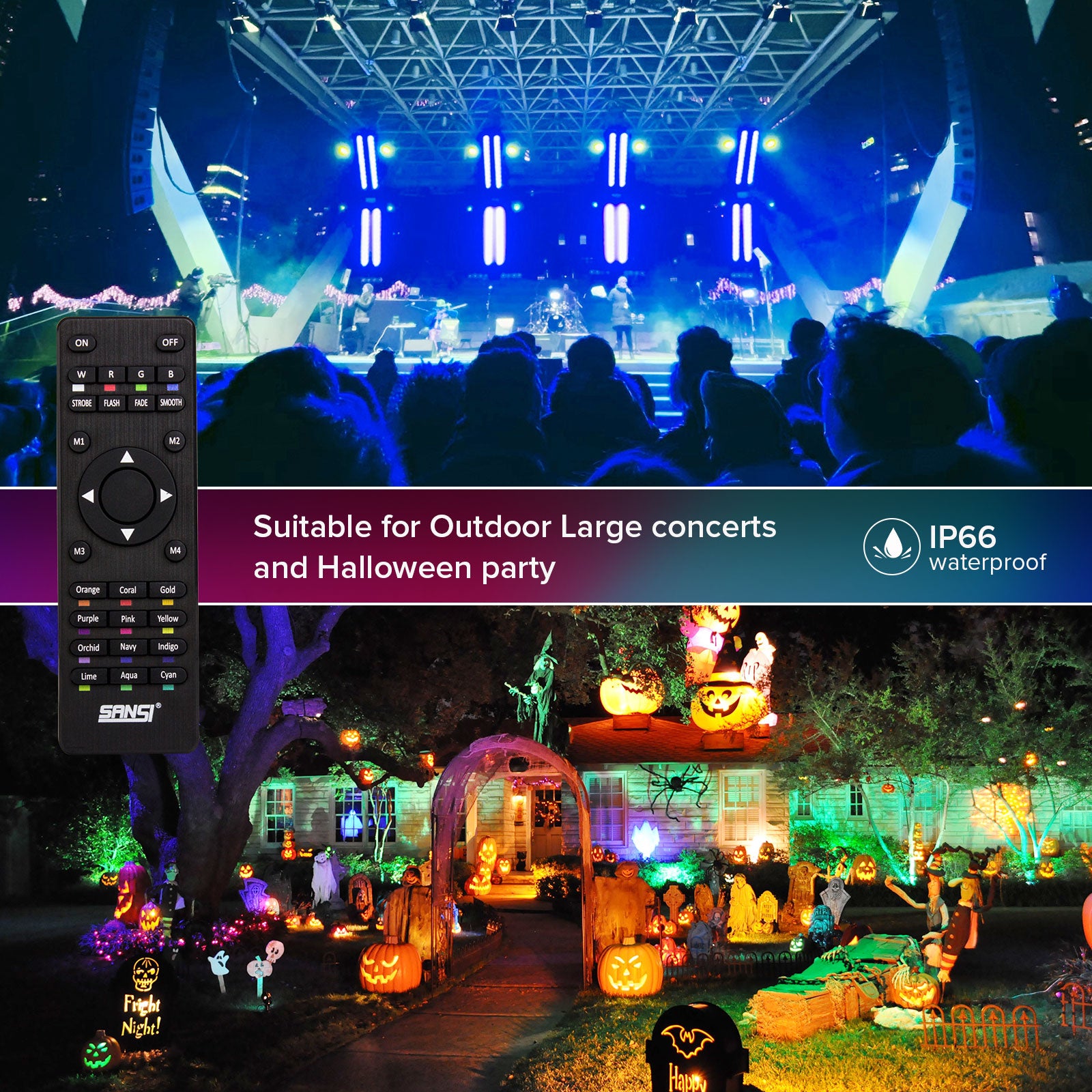 US 100W RGB+Grow Light Bundle