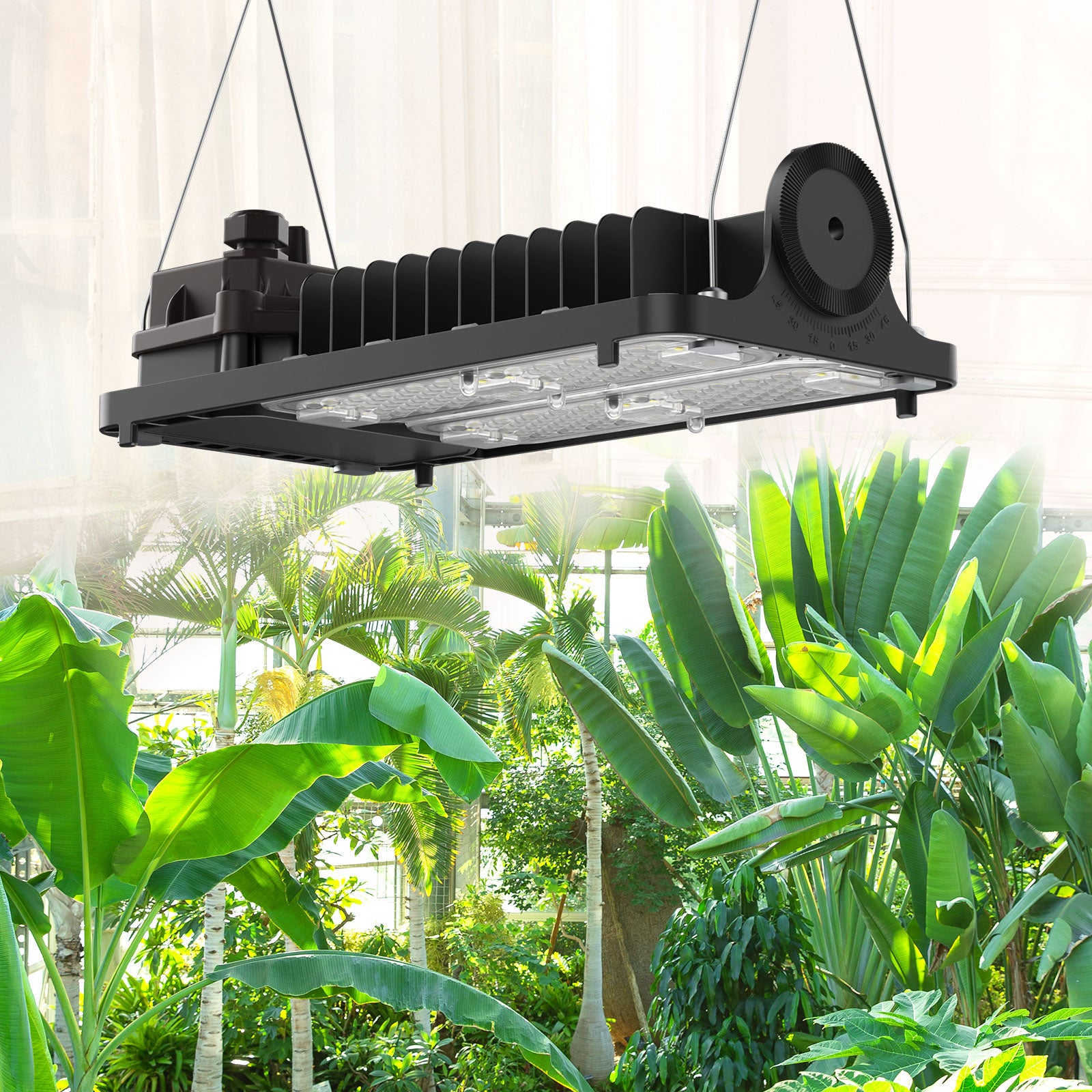 Dimmable 100W LED Grow Light for large plants indoor