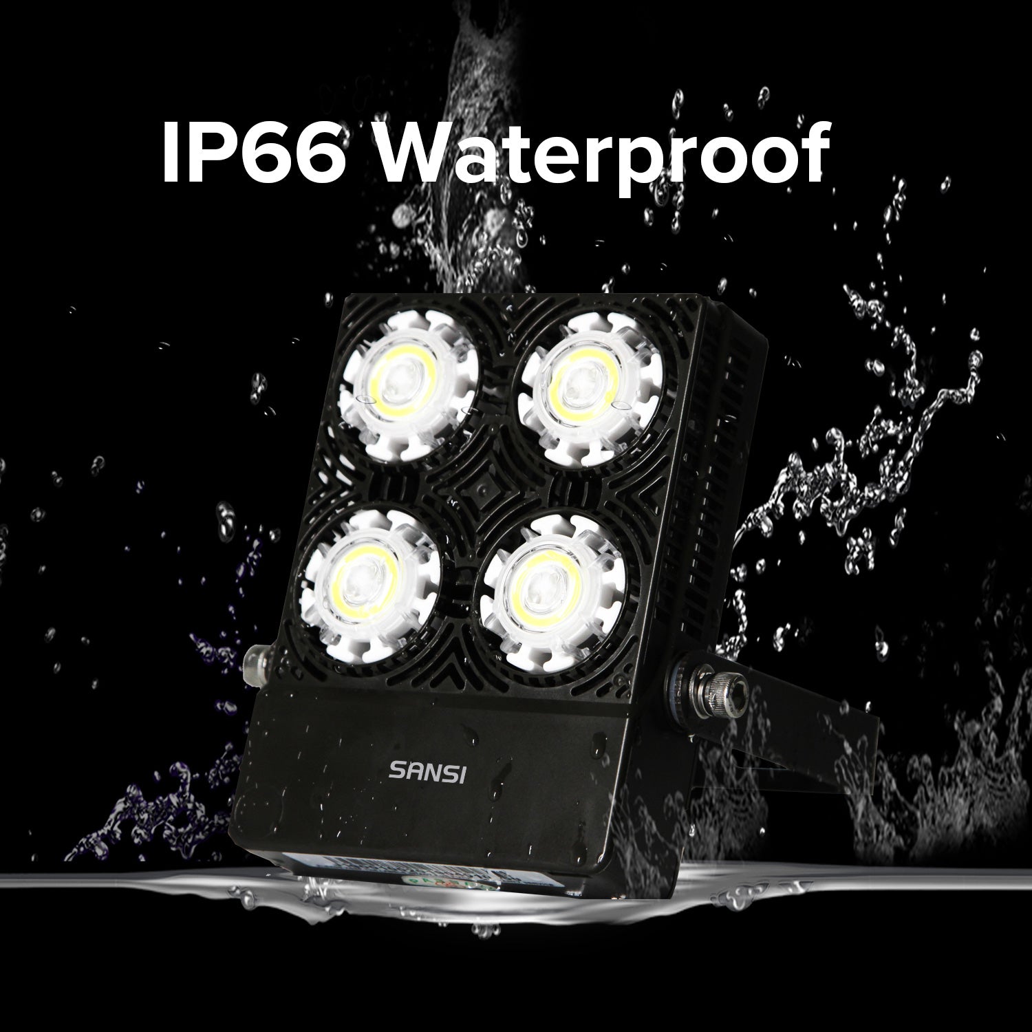 30W LED Flood Light (US ONLY) is IP66 waterproof.