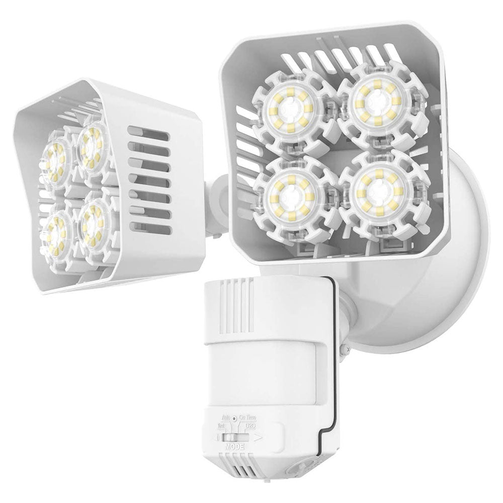 Square 36W LED Security Light with the function of Dusk to Dawn and Motion Sensor