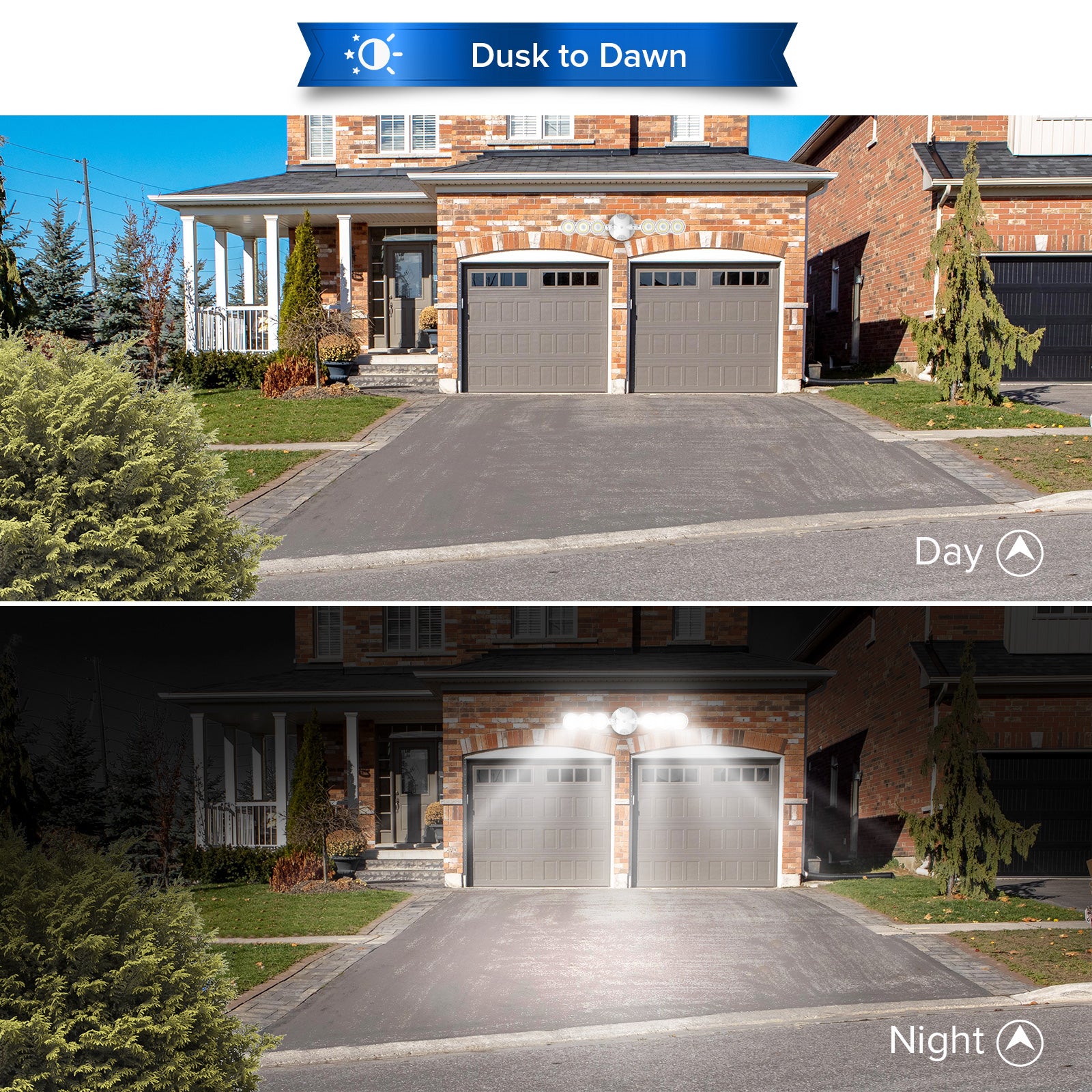 45W LED Security Light with the function of dusk to dawn