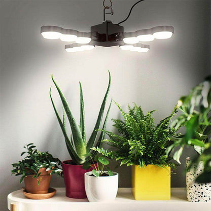 60W grow lamps for indoor plants with folding wings and hook, easy to hang